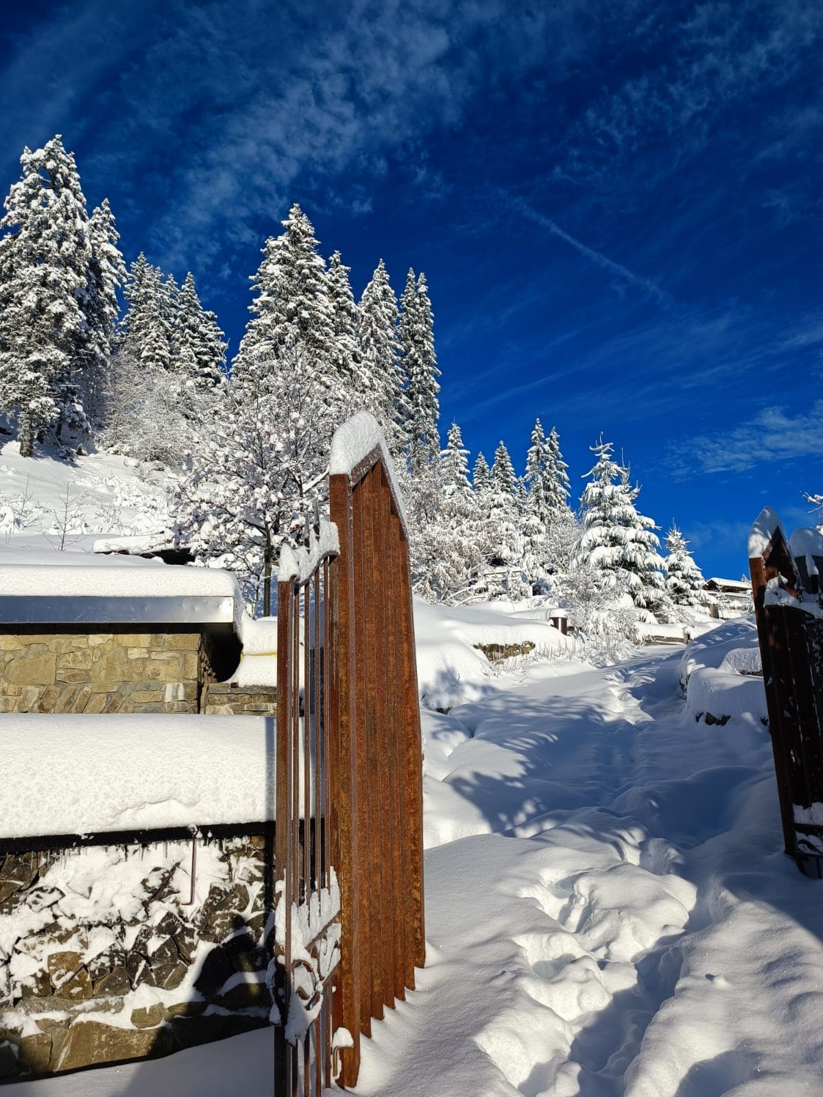 Val d’Isère, pendant que la neige tombait