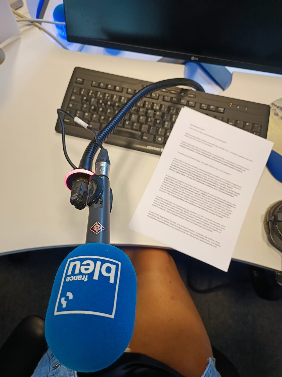 La chronique, juste avant l’antenne